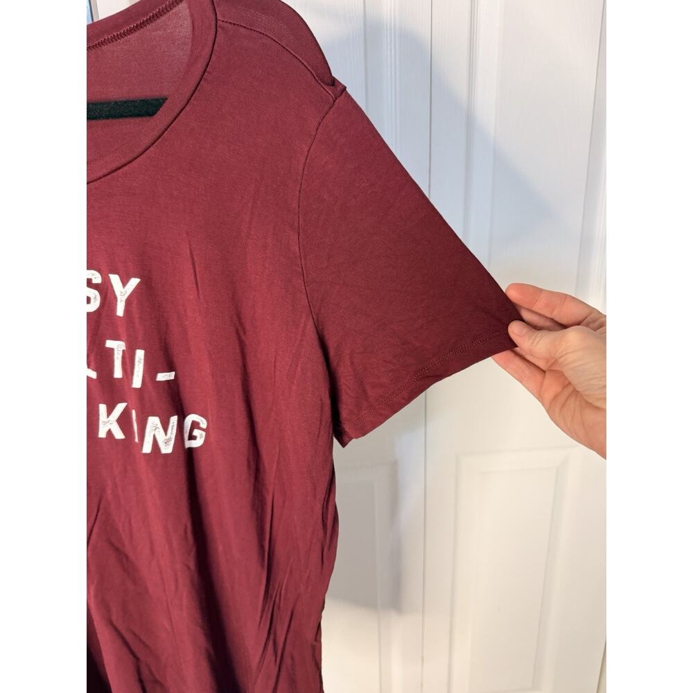 Torrid 3 Maroon Tshirt ‘busy Multi-slacking’ - Picture 4 of 5